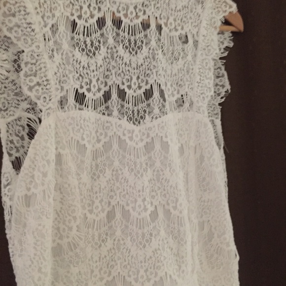FREE PEOPLE {intimately} white lace dress - NWT - Picture 7 of 7